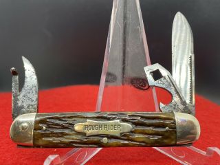 Vintage Union Cutlery Company Camp Knife " Rough Rider "