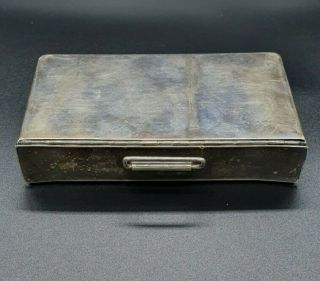 Antique Silver Plated Sandwich Box Edward J Carnelly Hunting Shooting Fishing