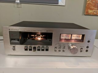 Vintage Kenwood Kx - 620 Solid State Stereo Cassette Deck