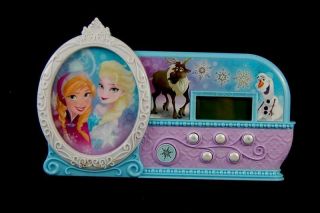 Disney Ekids Frozen Alarm Clock Fr - 346 Lights Up Music Elsa Anna Olaf Sven