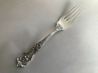 Vintage To Older Francis I Reed & Barton Pre - Owned Youth Fork Sterling Silver