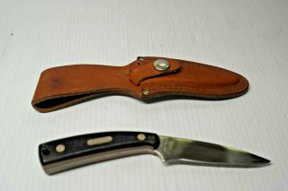 Schrade Usa Old Timer Drop Point Hunter 154ot Hunting Boot Knife Sheath 1540t