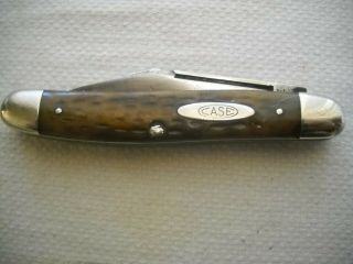 Old Antique Case Xx 6347 Grn Bone Pocket Knife