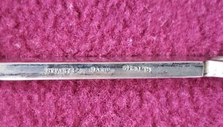 vintage - TIFFANY & Co STERLING SILVER LETTER OPENER w/Pouch 3