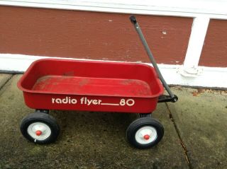 Vintage Radio Flyer 80 - - Red Wagon