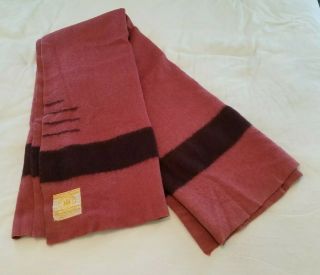 Vintage Hudson’s Bay Inc 3.  5 Point Blanket Wool Stripe Blanket