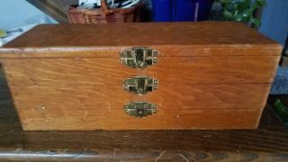Vintage Irwin Auger Bit Set Of 13 - 4 Through 16 In Wooden Box