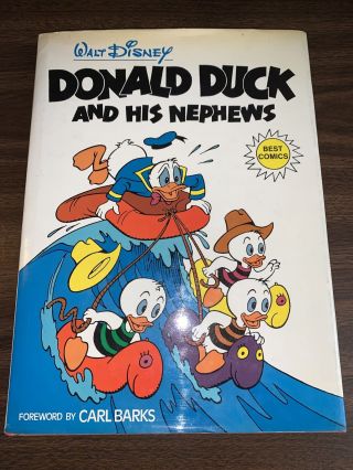 Walt Disney Best Comics Donald Duck And His Nephews,  Fwd.  By Carl Banks Hb