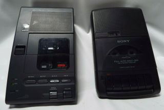 Sony M - 2000 Microcassette - Transcriber (vintage) & Cassette - Corder Tcm - 929 @s55