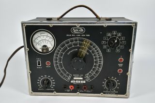 Vintage Solar Model Ce Capacitor Analyzer Test Meter