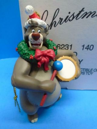 Grolier Disney Christmas Magic Baloo Christmas Ornament The Jungle Book