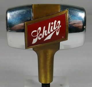 Old Schlitz Beer Tap Knob Handle Figural Keg Shaped Jos.  Schlitz Milwaukee WI 3