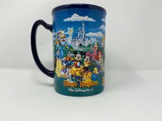 Walt Disney World Magic Kingdom Embossed Coffee Mug