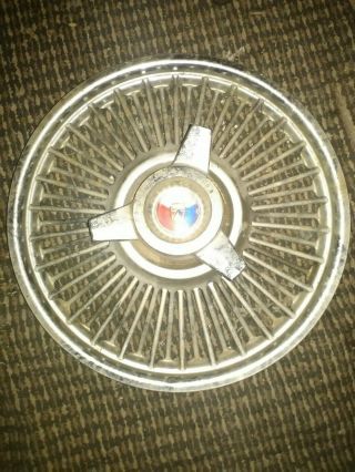 Vintage Ford Mustang Galaxie Fairlane 14 " Hubcap Wire Wheel Cover Hub Cap