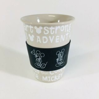 Disney Parks Disneyland Mickey Ceramic Mug Cup Smart Strong Adventurous