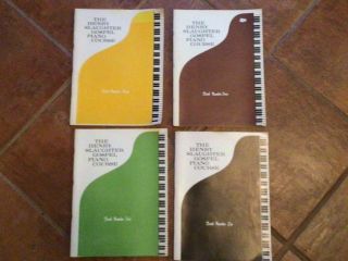 The Henry Slaughter Gospel Piano Course 1969 Vintage Solo Piano Music Books 3,  4,