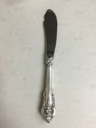 Wallace Grand Baroque Sterling Silver Master Butter Knife 7 "
