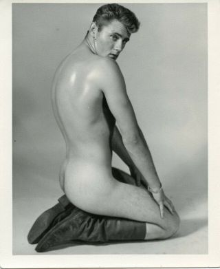 Vintage Gay Interest Photo By Kris Of Chicago 1941 Double Weight Paper