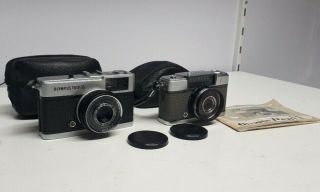 Vintage Olympus Film Cameras,  Olympus Trip 35,  Penee Half Frame