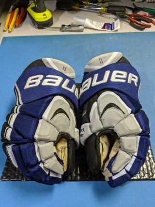 Bauer Apx Pro Gloves,  14 " Vintage Tb Lightning,  Team Stock