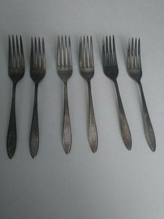 Wm A Rogers Triple Oneida Ltd Dinner Forks