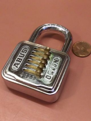 Vtg Abus Combi No.  150 Made In Germany Combination Padlock