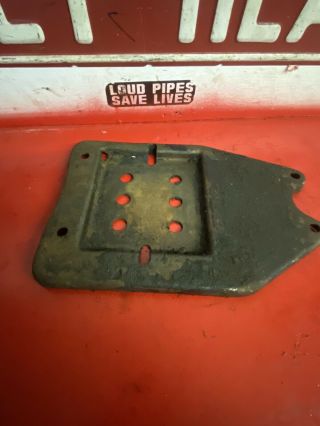 Vintage Harley OEM Knucklehead Flathead Panhead Oil Tank Mounting Plate 4311 2