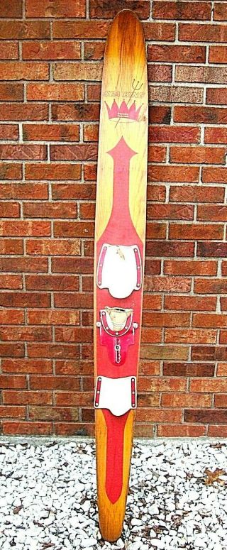 Vintage Sea King Deluxe Slalom Water Wooden Ski Vintage 69 "