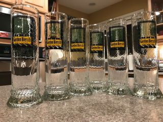 Rare,  Gordon Biersch Wheat Beer Glasses Set Of Six