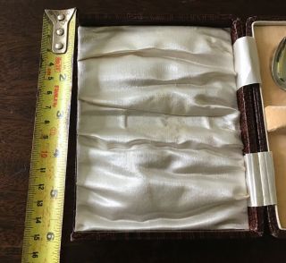 A Set Of Seven Vintage Silver Plated Teaspoons In An Interesting Box 2