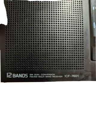 Sony Icf - 7601 Vintage Radio Multiband Am Fm Sw Analog Portable Receiver 12 Bands