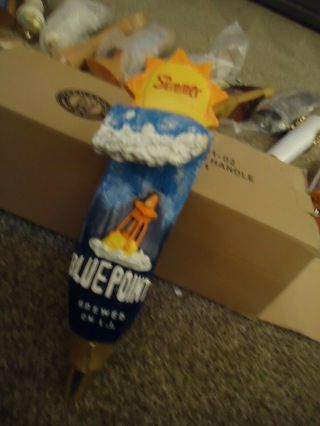 Blue Point Brewing Co.  Beer Tap Handle Huge Tapper Summer Ale Great Mancave