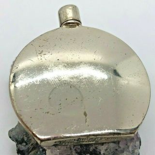 Amp Mexico Vintage Sterling Silver Mini Perfume Bottle Flask 12.  4 Grams