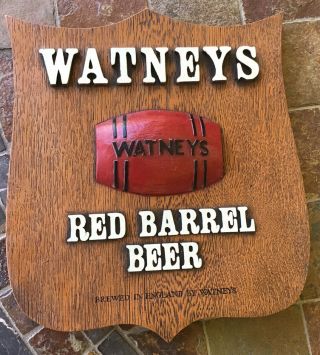 Vintage Watneys Red Barrel Beer Sign England