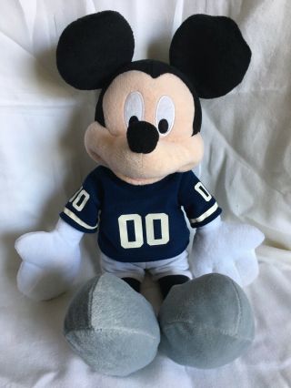 Disney Mickey Mouse Plush Stuffed Animal With Penn State College Jersey 2012