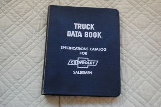 1960 Chevrolet Dealer Promo Vintage Advertising Training Data Book Trucks