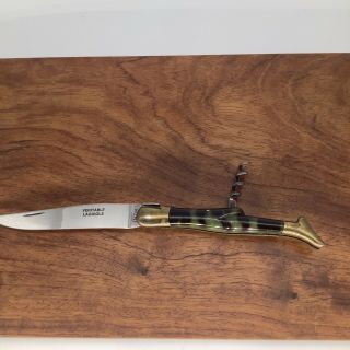 Vertitable Laguiole Rare Knife France Vintage Corkscrew Inox