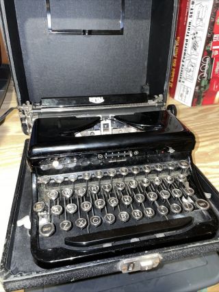 Vintage Royal Model O Touch Control Portable Typewriter - W Case -