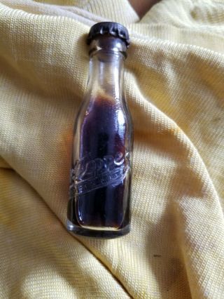 Vintage - Dr.  Pepper Soda Mini Bottle Miniature