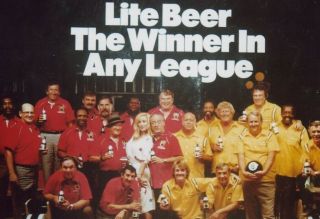 Miller Lite Beer Ad Bowling Vintage 1980 