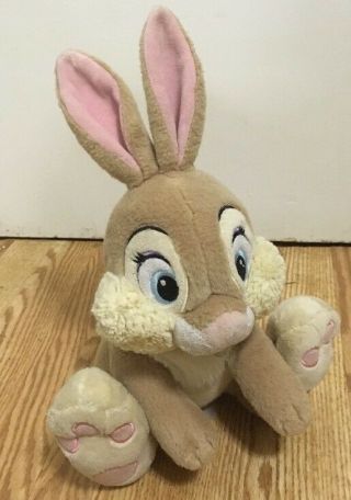 Walt Disney Store Bambi Thumper Girlfriend Miss Bunny Plush Stuffed Animal 14 "