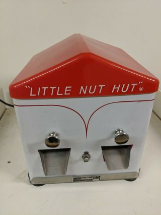 Vtg Little Nut Hut Dispenser Bar Man Cave Cashews Mixed Parts Only