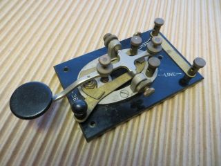 Vintage J - 38 Straight Key - Morse Code Cw Keyer