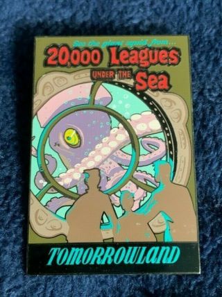 Disney Pin Tomorrowland Attraction Poster 20,  000 Leagues Under The Sea Ltd 500