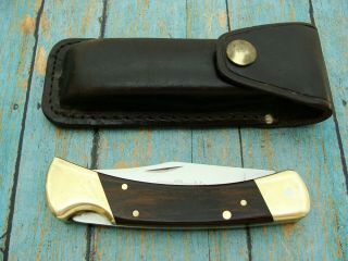 Big Vintage Frontier Usa Double Eagle Folding Lockback Pocket Knife Set Knives
