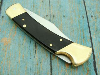 BIG VINTAGE FRONTIER USA DOUBLE EAGLE FOLDING LOCKBACK POCKET KNIFE SET KNIVES 3