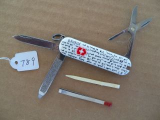 Victorinox Classic Sd Swiss Army Knife; Love Song 2012 Limited Edition