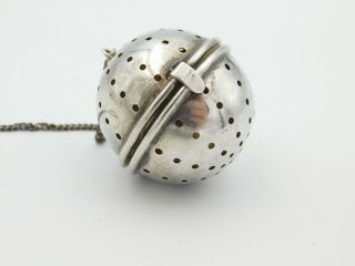 Vintage G.  H.  French & Co.  Sterling Silver Tea Ball Infuser