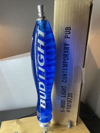 Bud Light Beer Keg Tap Handle Raised Bud Light Letters 12 " Old Stock
