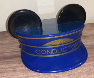 Disney - Mickey Mouse - Hard Shell Train Conductor Hat - Vintage Child 